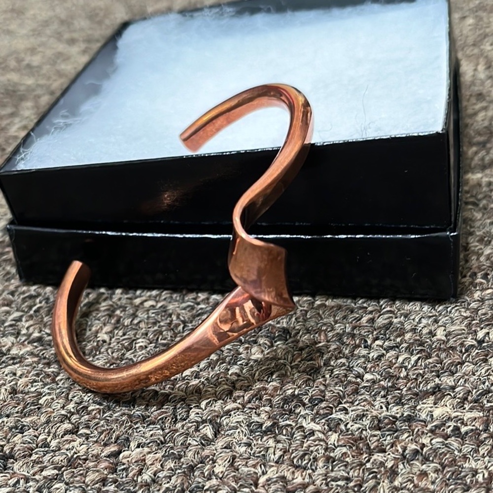 Real heavy copper bracelet.